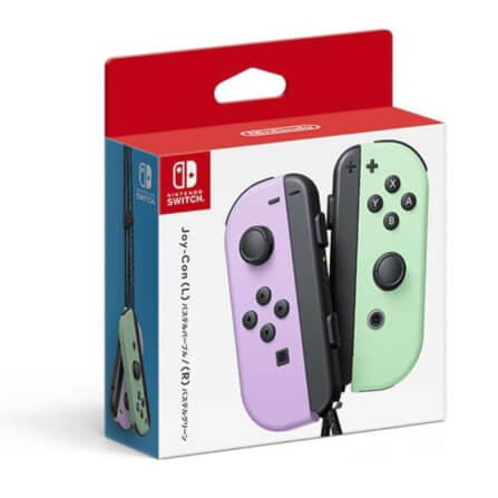  จอยเกมไร้สาย Nintendo Switch Joy Controller สีม่วง/เขียว พาสเทล_1